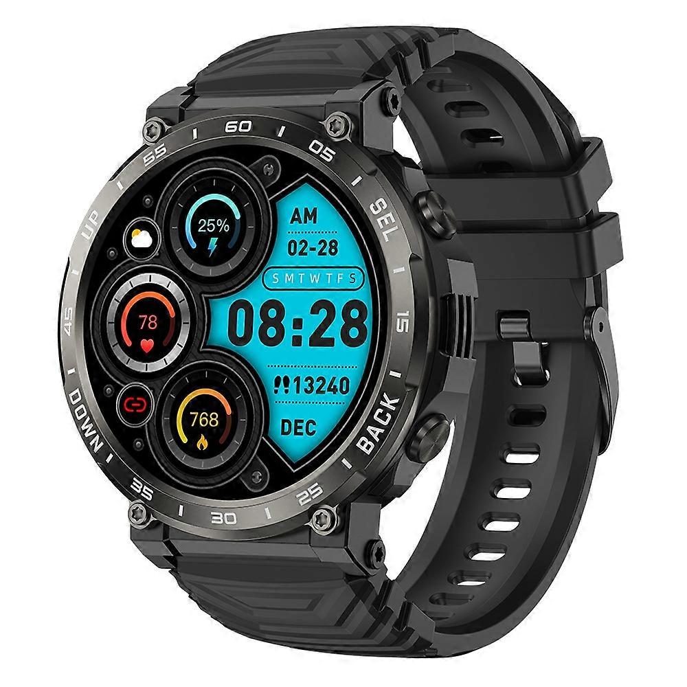 Bluetooth Talk Outdoor Pedometer Exercise Heart Rate Sleep Monitoring Smart Watch