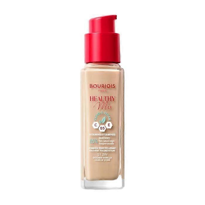 Bourjois Healthy Mix Clean and Vegan Foundation 30ml - 51,2W Golden Vanilla