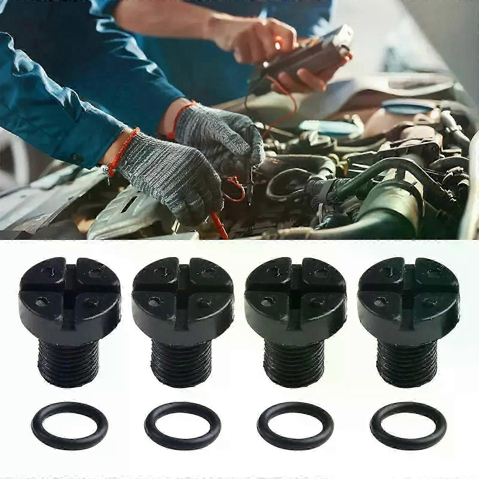 4/8Pcs Radiator Expansion Tank Bleed Screws For BMW E46 E36 E39 17111712788 Radiator Overflow Coolant Expansion Tank Bleed Screw
