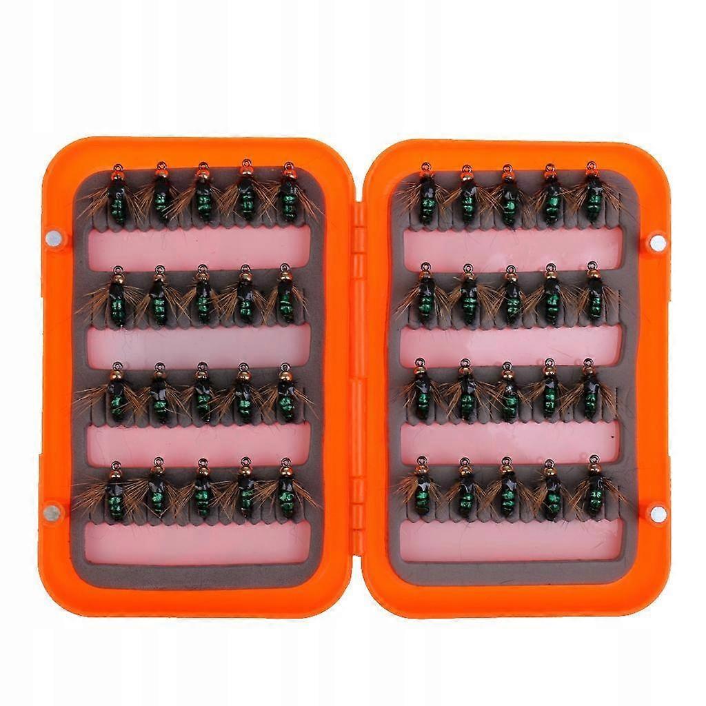 Dry Fishing Flies With Box 40pcs Trout Dry