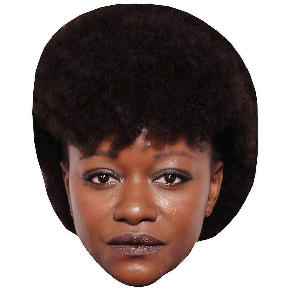 Babetida Sadjo (Lipstick) Celebrity Mask, Flat Card Face