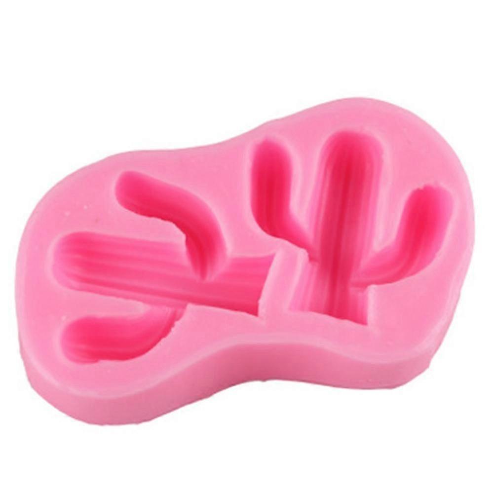 Silicone Cake Mold Plant Cactus Pattern Desserts Chocolate Baking DIY Mold Making Tool p