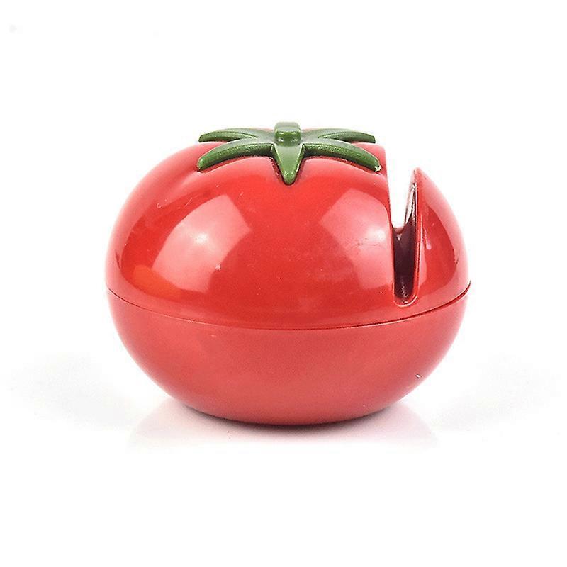 1pc, Knife Sharpener, Knife Sharpener Tools, Mini Cute Creative Tomato Shaped Whetstone,Knife Sharpener, Kitchen Gadgets