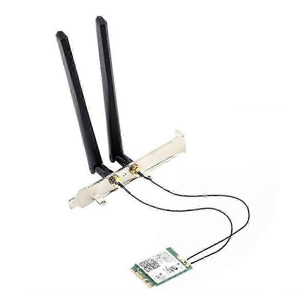 WiFi 6E Desktop Kit til AX210 Bluetooth 5.2 Wifi-kort 802.11Ax 2.4 Ghz/5 GHz AX210NGW Wi-Fi 6-adapter
