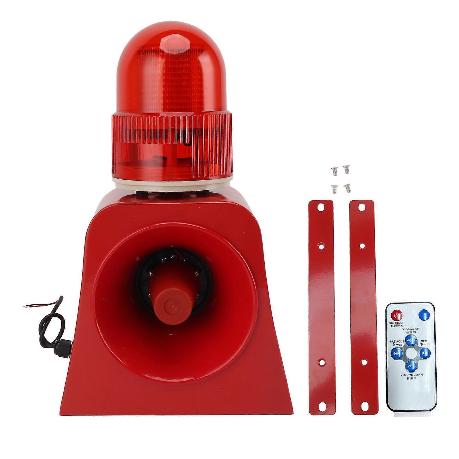 Sound Light Wireless Remote Control One Button Emergency Alarm High Decibel LED Warning Horn Light