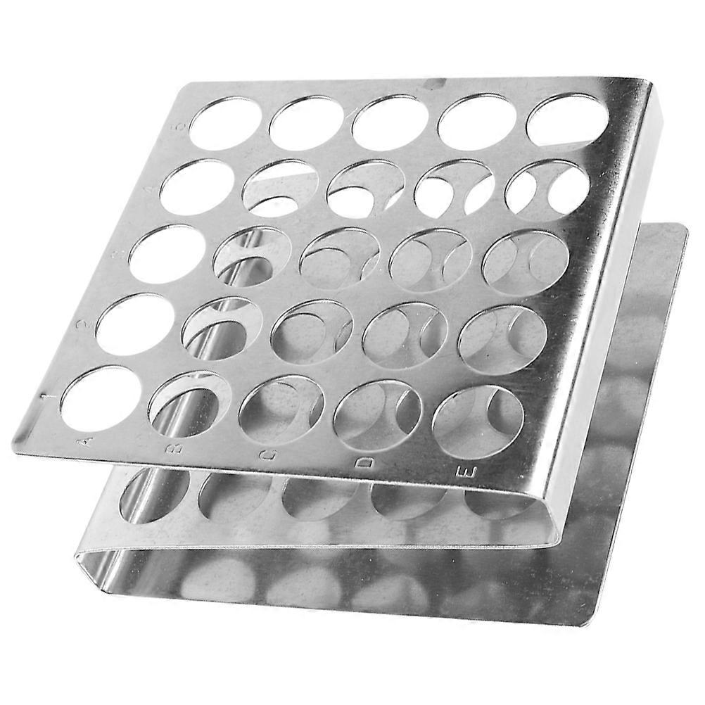Reliable Vial Container, Z-Shaped Test Tube Stand with Structured Hole Alignment