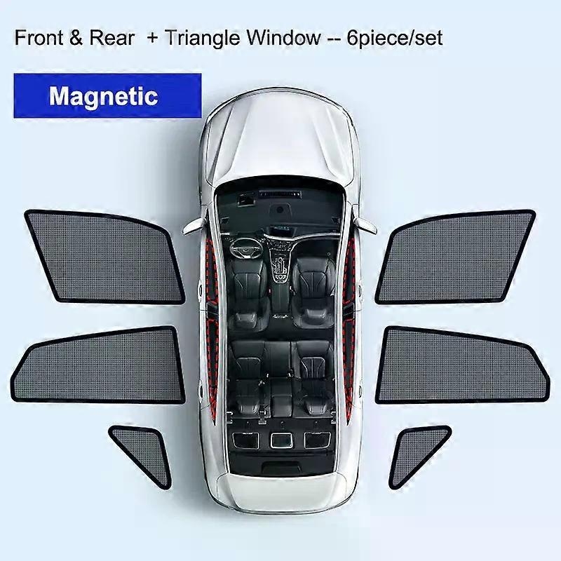 Magnetic Window Sunshade Curtain Visor Suitable for Hyundai Tucson 2020 2019 2018 2017 Car Sun Shade Side Window Sunshades Mesh Cover