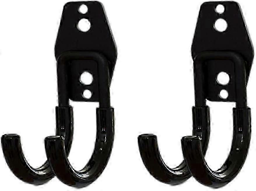 2-Pack Ironing Board Wall Hooks With Mounting Hardware - Space-Saving Laundry Room Organizer -CN