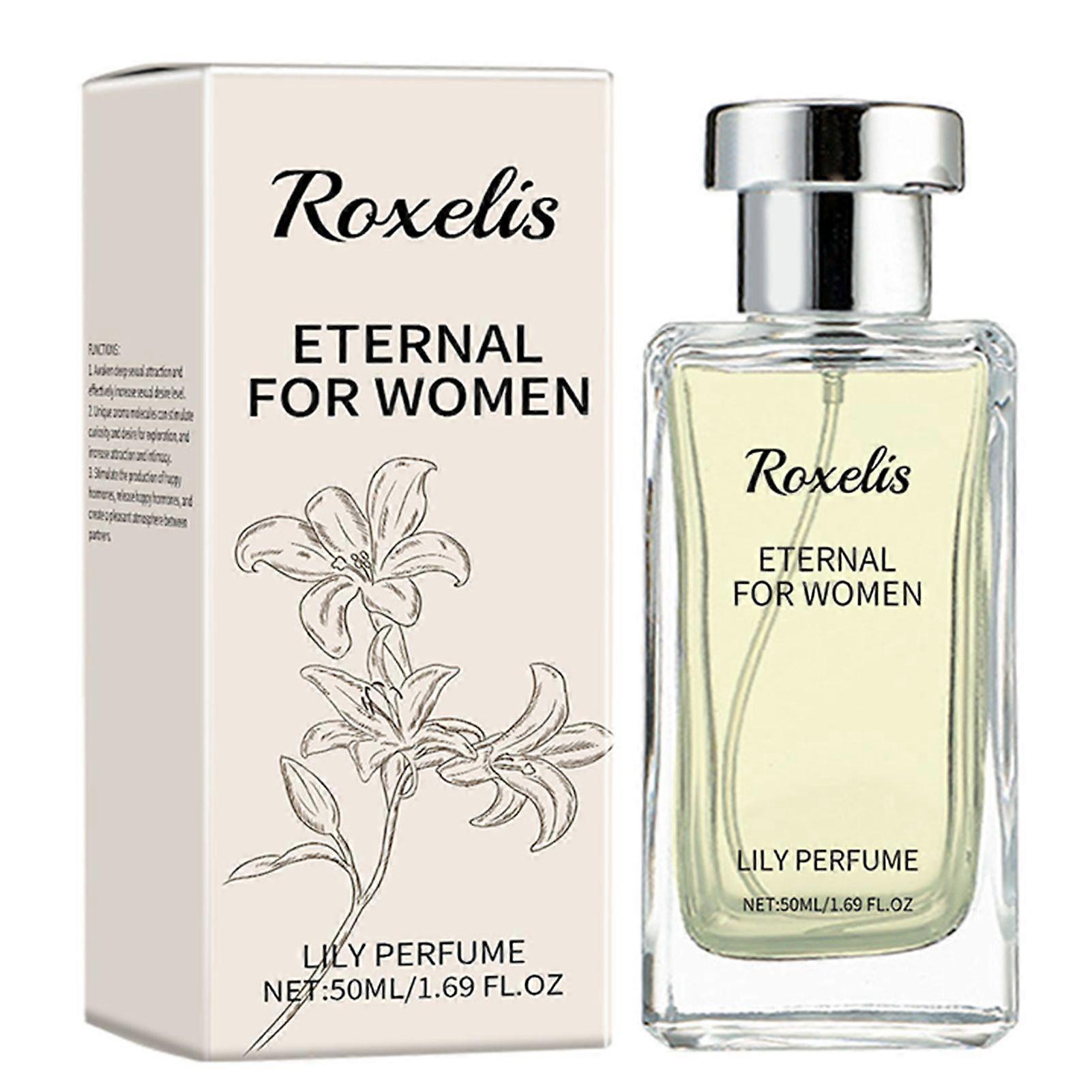 Eternals for Women Lilys Perfume, Long-Lasting, Natural Fragrance, Lightweight, Elegant Packaging, Perfect for First Dates