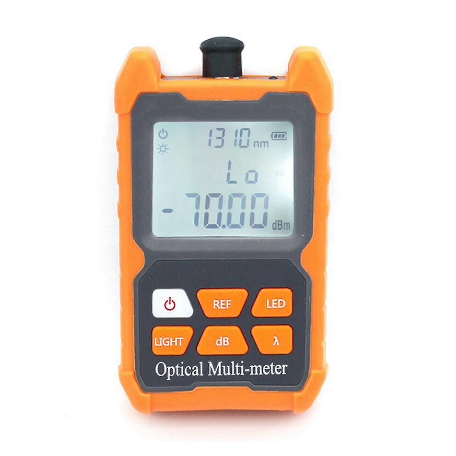 Fiber Optic Power Meter Cable Tester with FC/SC/ST Interface 70~+6dBm