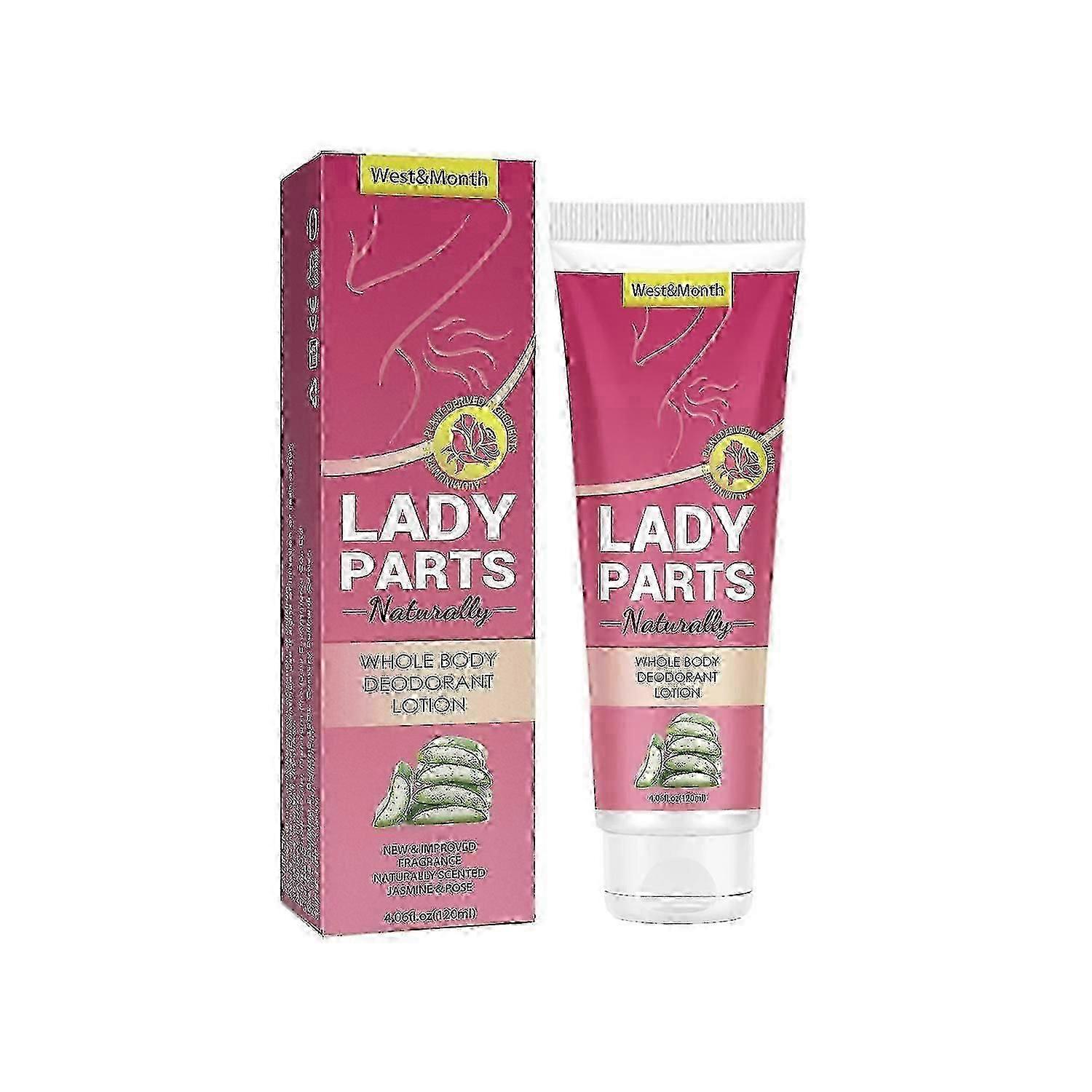 West&Month Whole Body Deodorant Lotion, Underarm Odor Clean Whitening Refreshing Deodorant Cream