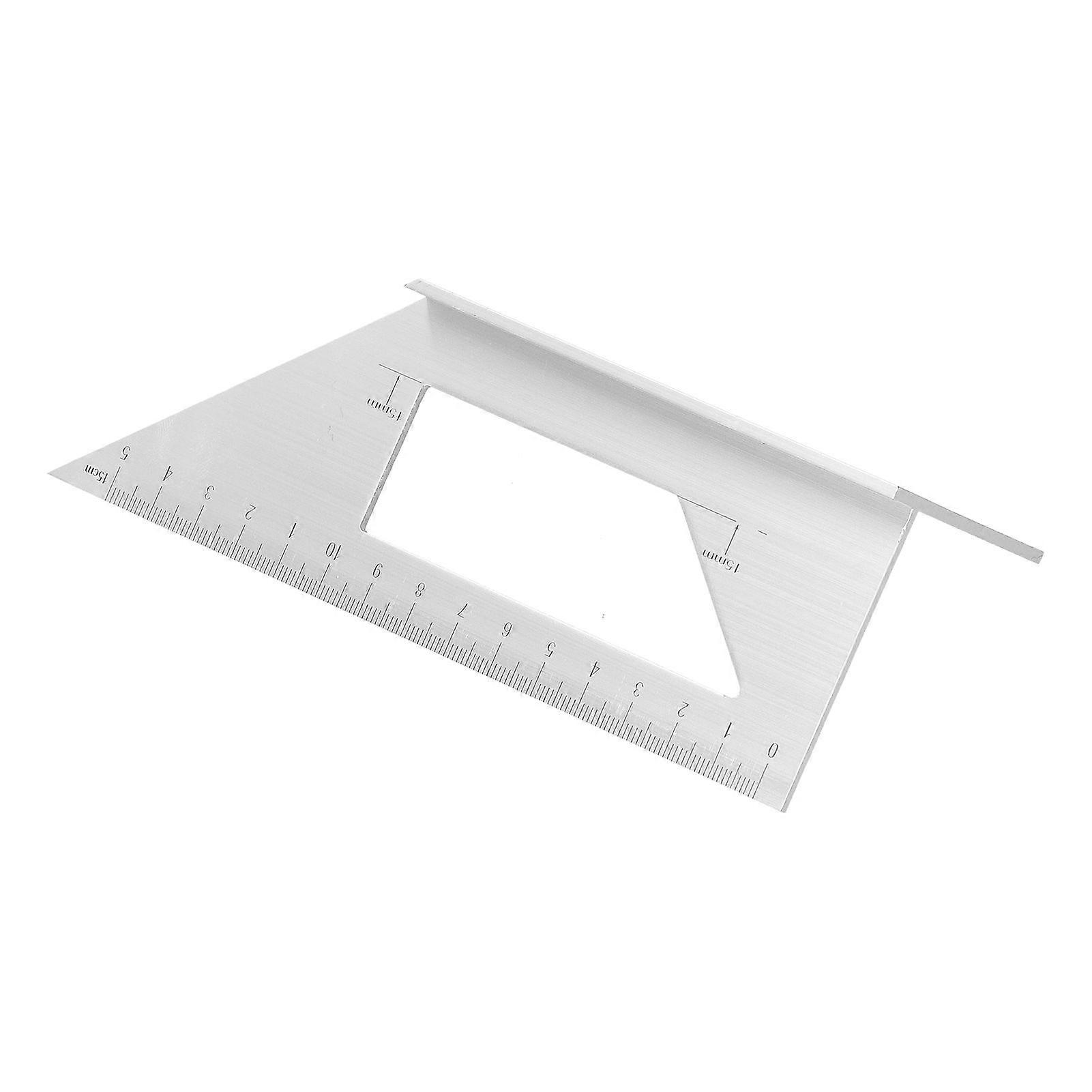 High quality Multifunctional angle ruler aluminum alloy marking ruler right