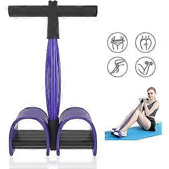 Geüpgradeerde 6-Tube Elastische Fitness Banden met Pedalen & Handvatten voor Thuis Workout