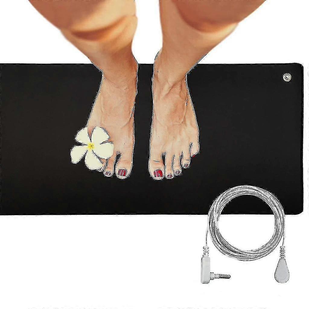 Grounding Mat for Computer Mouse with EMF Protection to Reduce Inflammation Pain Fatigue Stress