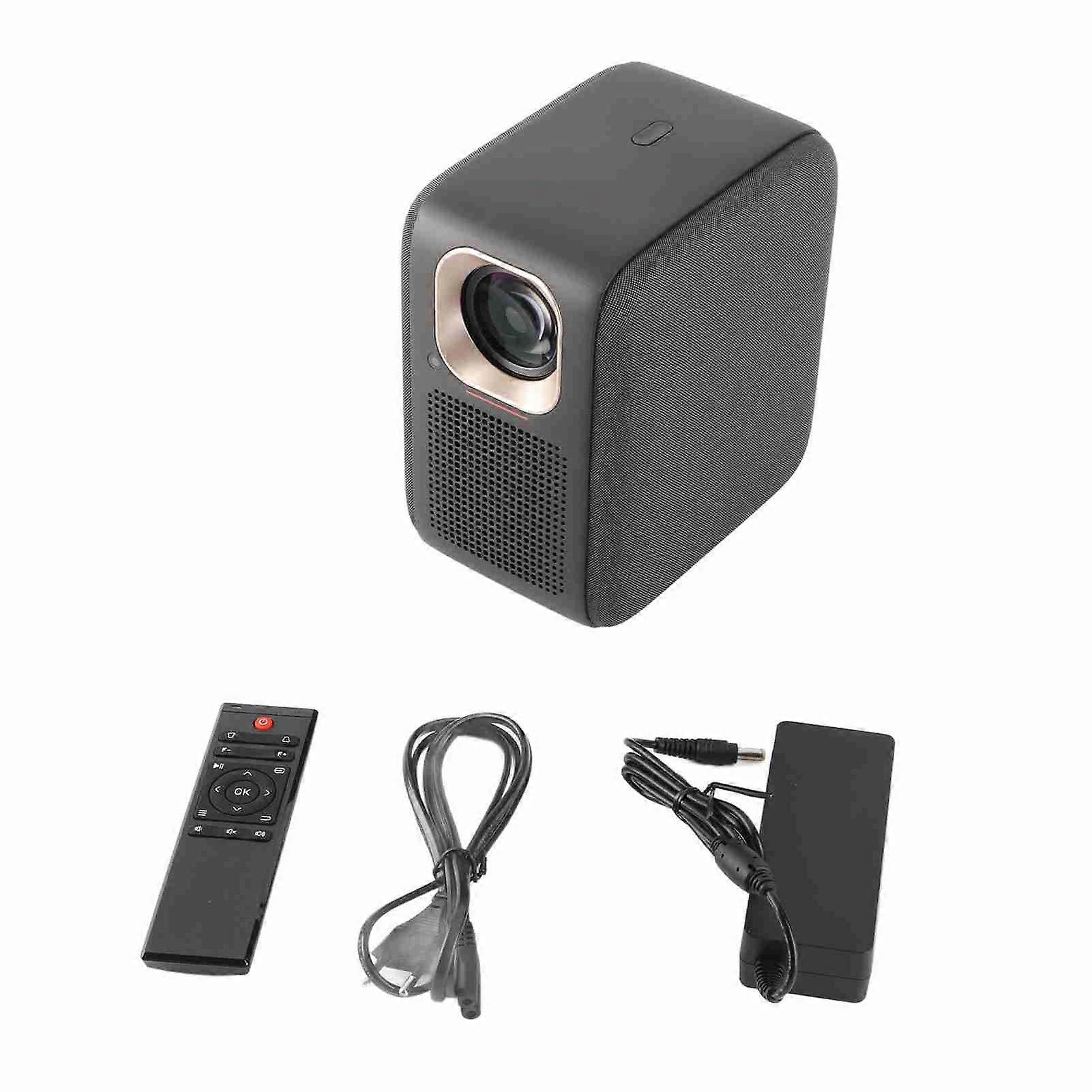 Portable LCD Home Projector 1080P Smart Theater Android 9.0 4-Core CPU Bluetooth 4.0