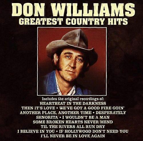 Curb Records Don Williams - Greatest Country Hits [COMPACT DISCS] USA Import