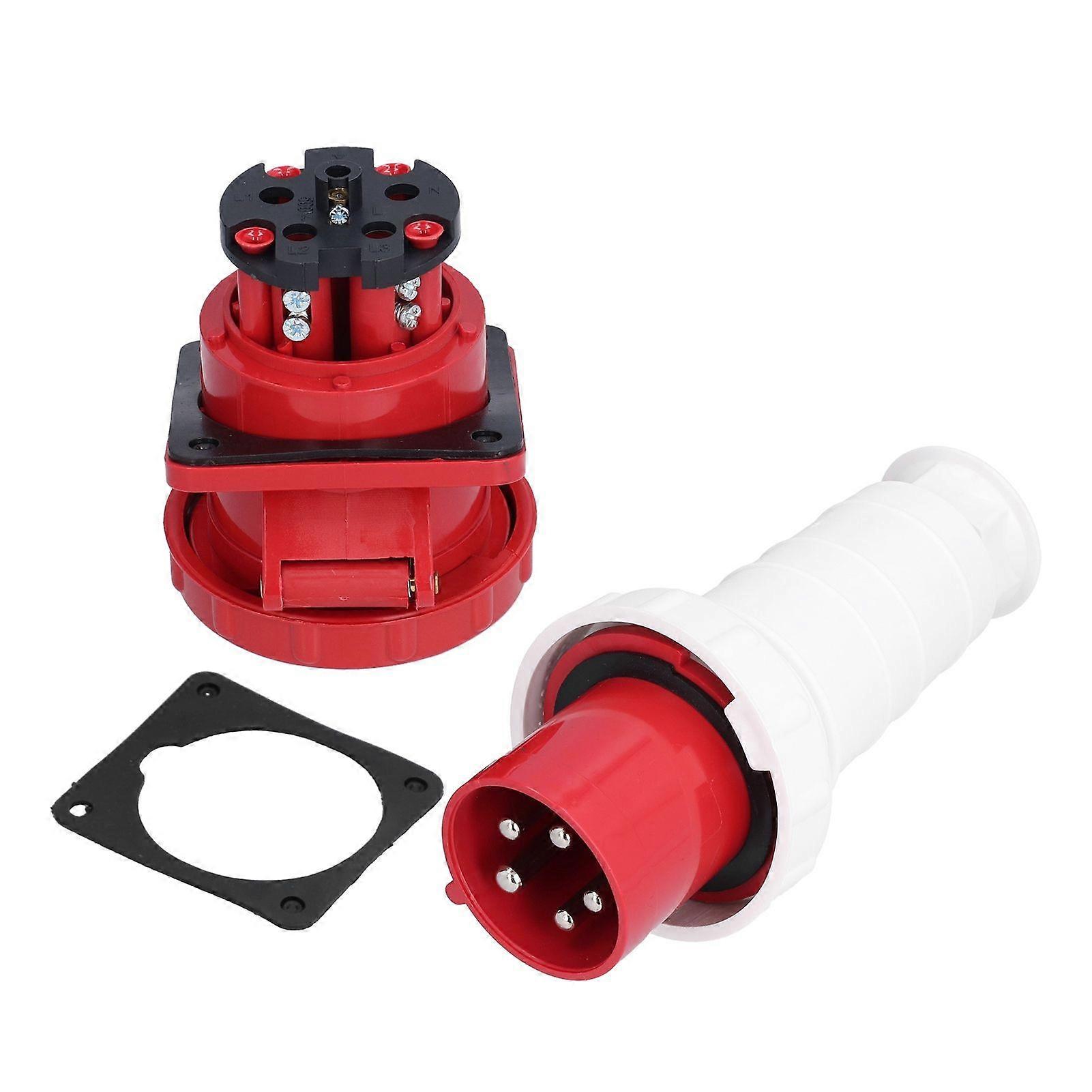 High quality  Waterproof Industrial Plug & Concealed Socket 5-core Three-phase