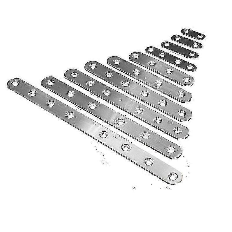 Stainless Steel Thickened Straight Piece Angle Code Flat Bracket Angle Code In-line Angle Code Connector