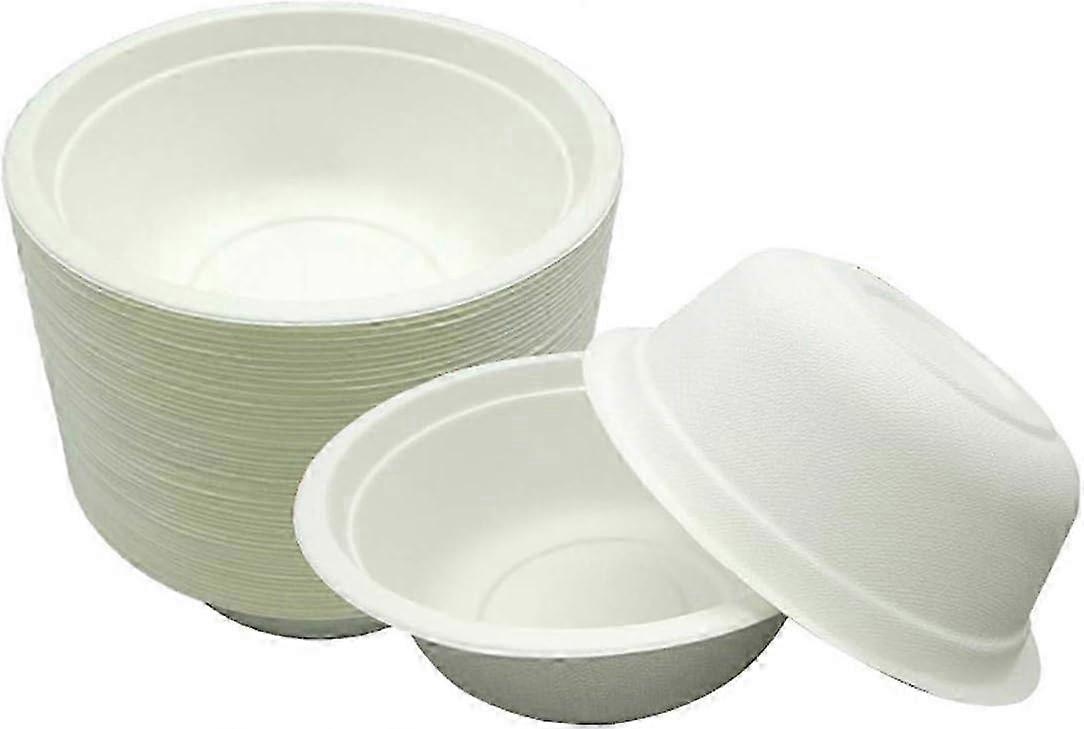 Compostable Bowls �C Eco-Friendly Biodegradable Paper Bowls, Disposable Bowls Suitable for Various Uses