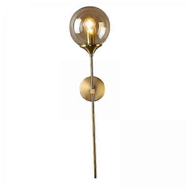 2x Industrial Wall Lamps Lanterns with Glass Shade Vintage Wall Lamp with Basic
