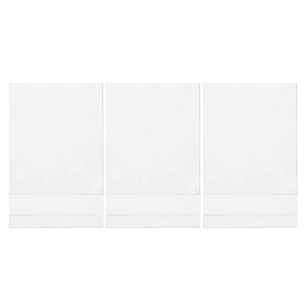 3pcs Acrylic Photo Frame Display Stands for Office, Wedding, Home – Easy to Clean & Change, Ideal for Family Memories & Collectibles