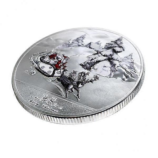 2xChristmas memorial coin Silver