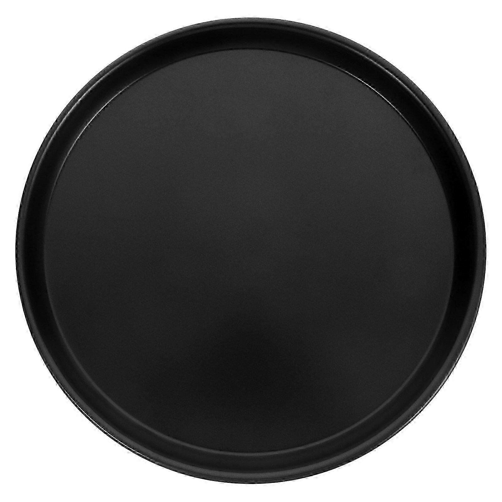 Microwave & Oven Safe Round Non-Stick Crisper Pan for Baking Pizza, Pie, Cookies Tray