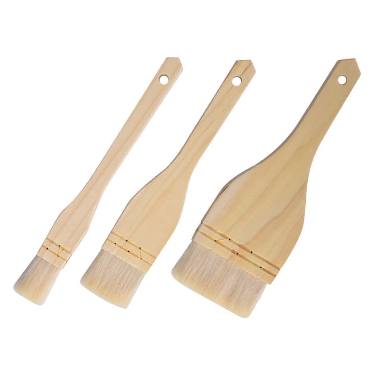 Multifunctional pizza brush for even greasing of bread and pastries