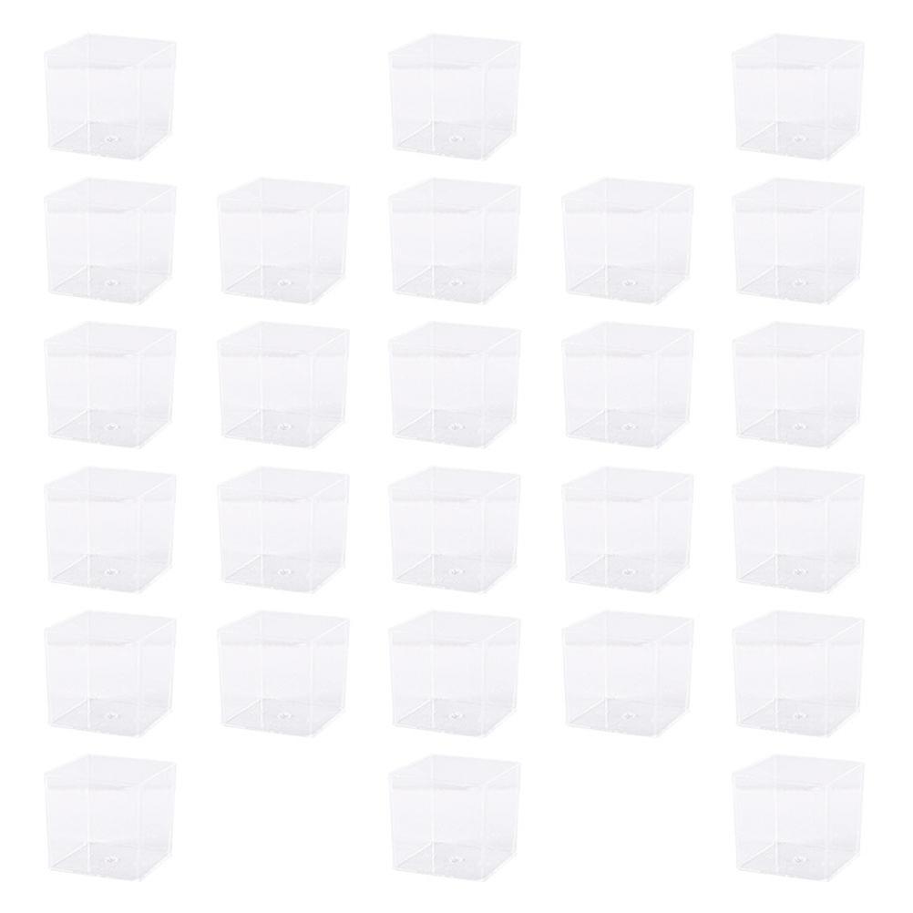 Square Storage Cups for Desserts, Versatile and Ideal for Special Occasions