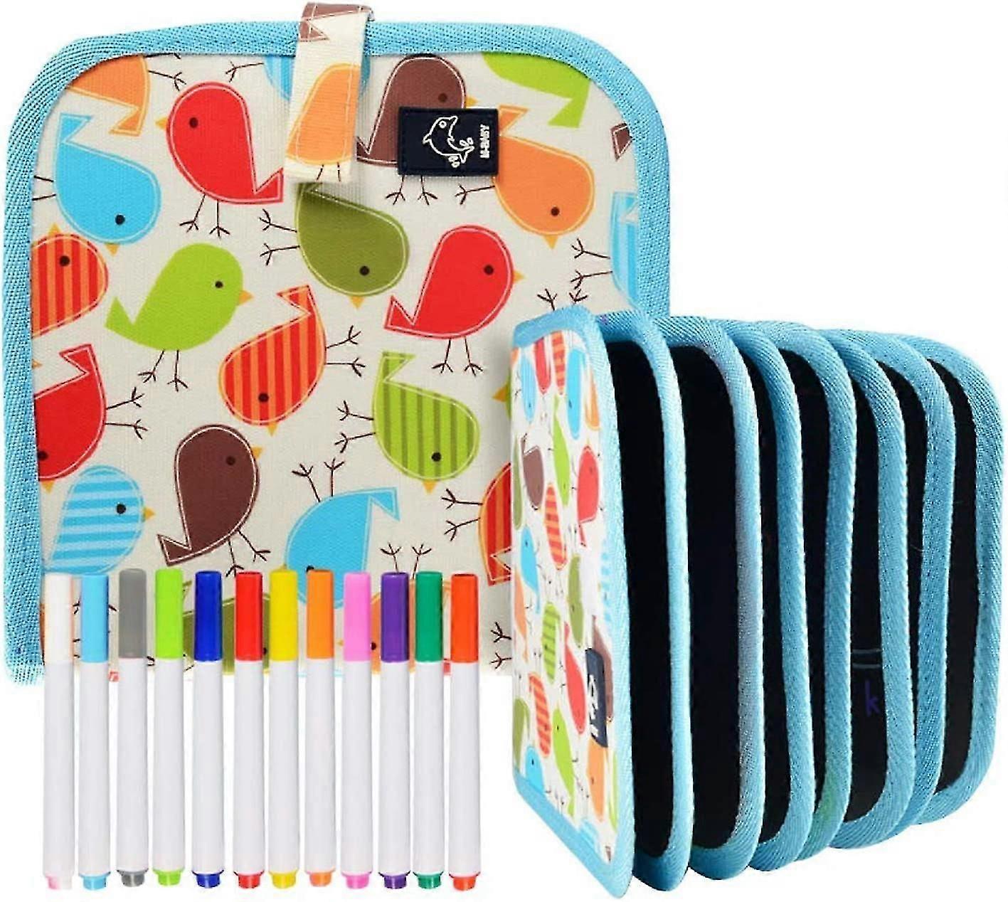 消去可能な描画タブレット落書きボード再利用可能なメモ帳帳子供向けスケッチブック14ページ