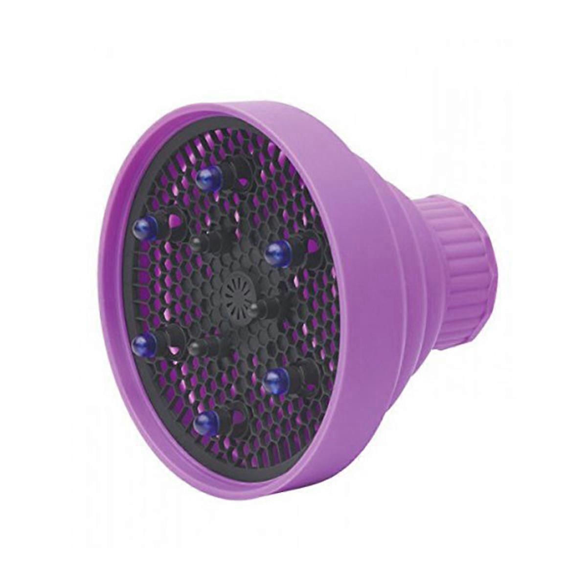 Diffuser Attachment for Hairdryer Compact Hairdryer Foldable Design Purple Color Folding Height 5.8cm Curly Hair Users 1Pcs