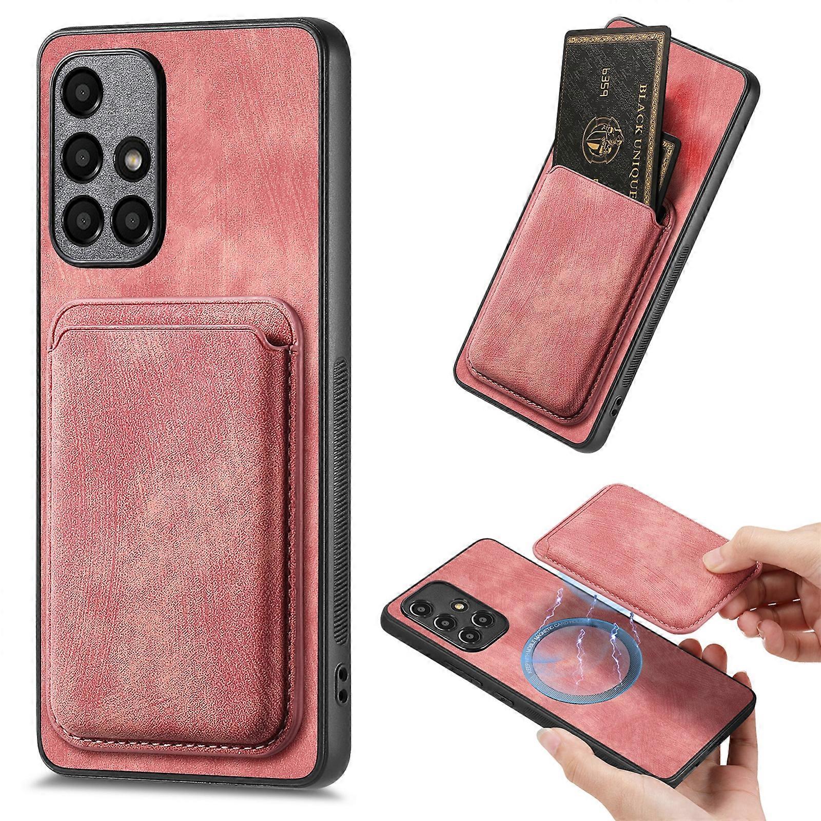 Retro Leather Card Bag Magnetic Phone Case