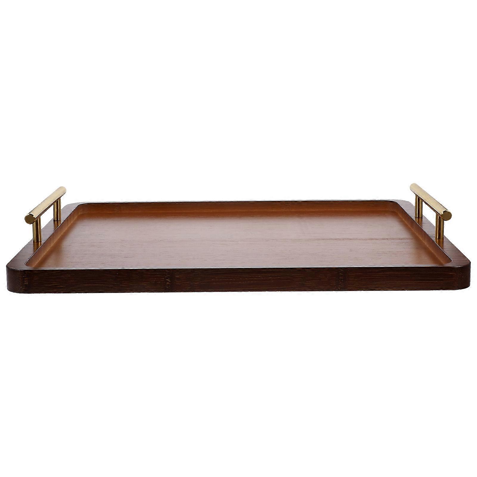 Room Tray Fruit Holder Rectangular Design Simple And Versatile For Entertaining Guests Small Size Food Serving 1Set