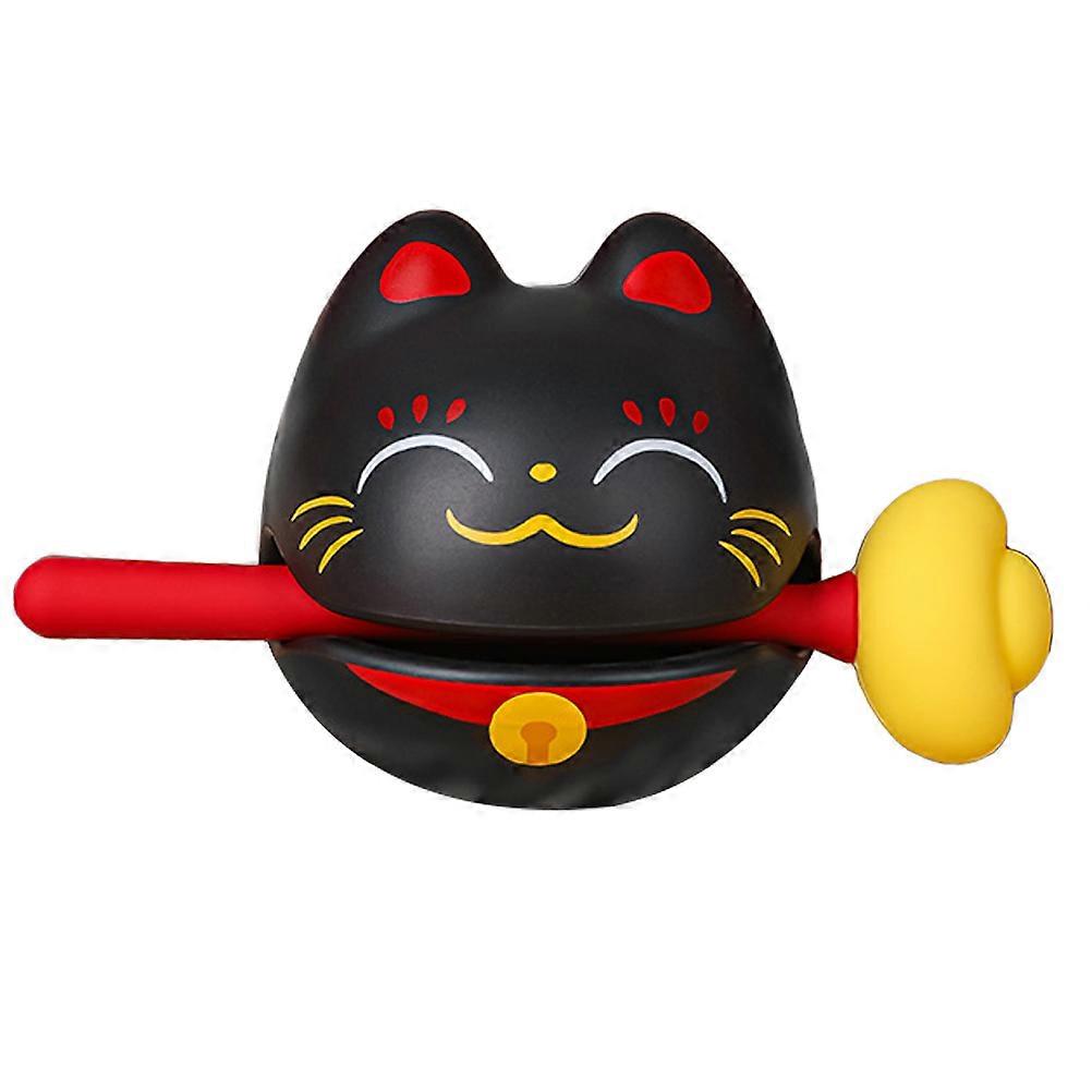 Cute Cartoon Cat Wooden Fish Percussion Instrument for Office Relaxation – Soothing Sound, Educational Rhythm Tool & Desktop Decoration