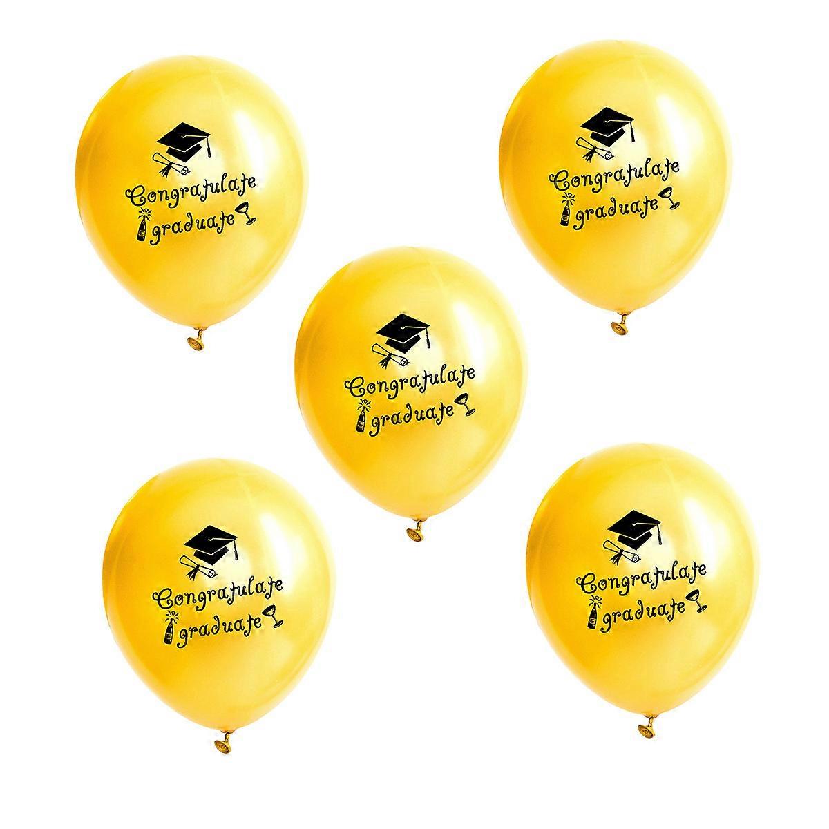 Balloons For Graduation Inflatable Decoration Round Latex 12 20Pcs University Celebration