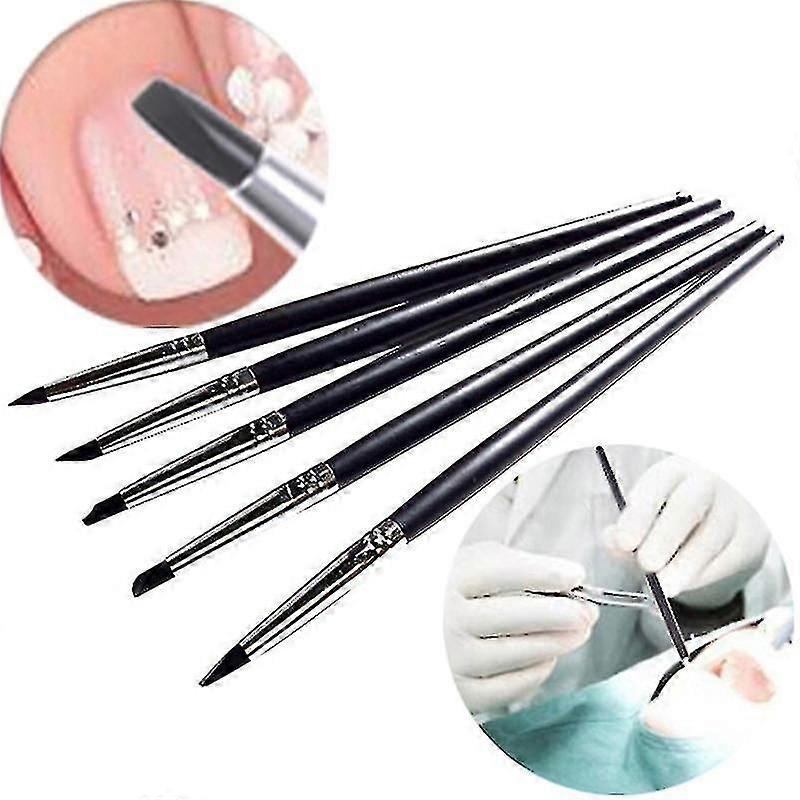 5pcs歯科成形シリコーン歯ツール歯科用樹脂ブラシペン接着複合セメント磁器歯科医用ツールホット!- XCの