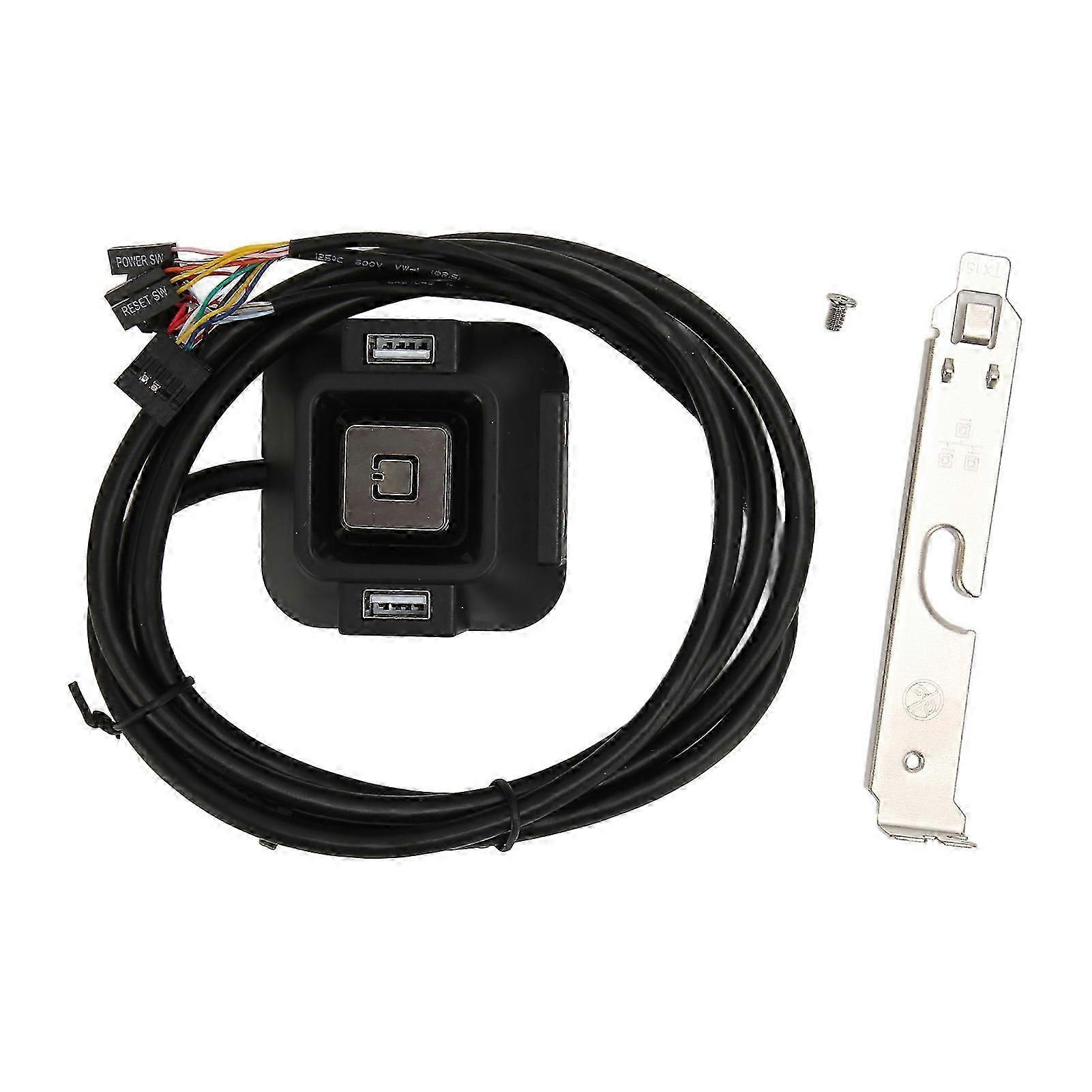 PC Power Switch 3.9ft Long USB Interface Extension Plug and Play Easy Operation PC Power Button for Desktop Computer