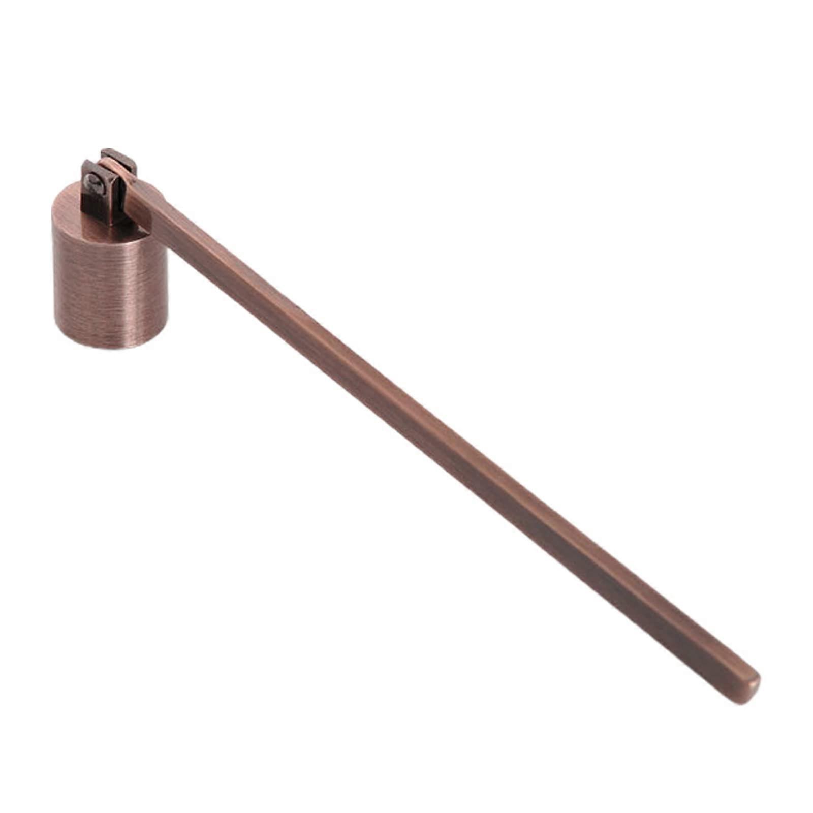 Red Candle Snuffer Stainless Steel With Polished Finish Long Handle Extinguisher Accessory