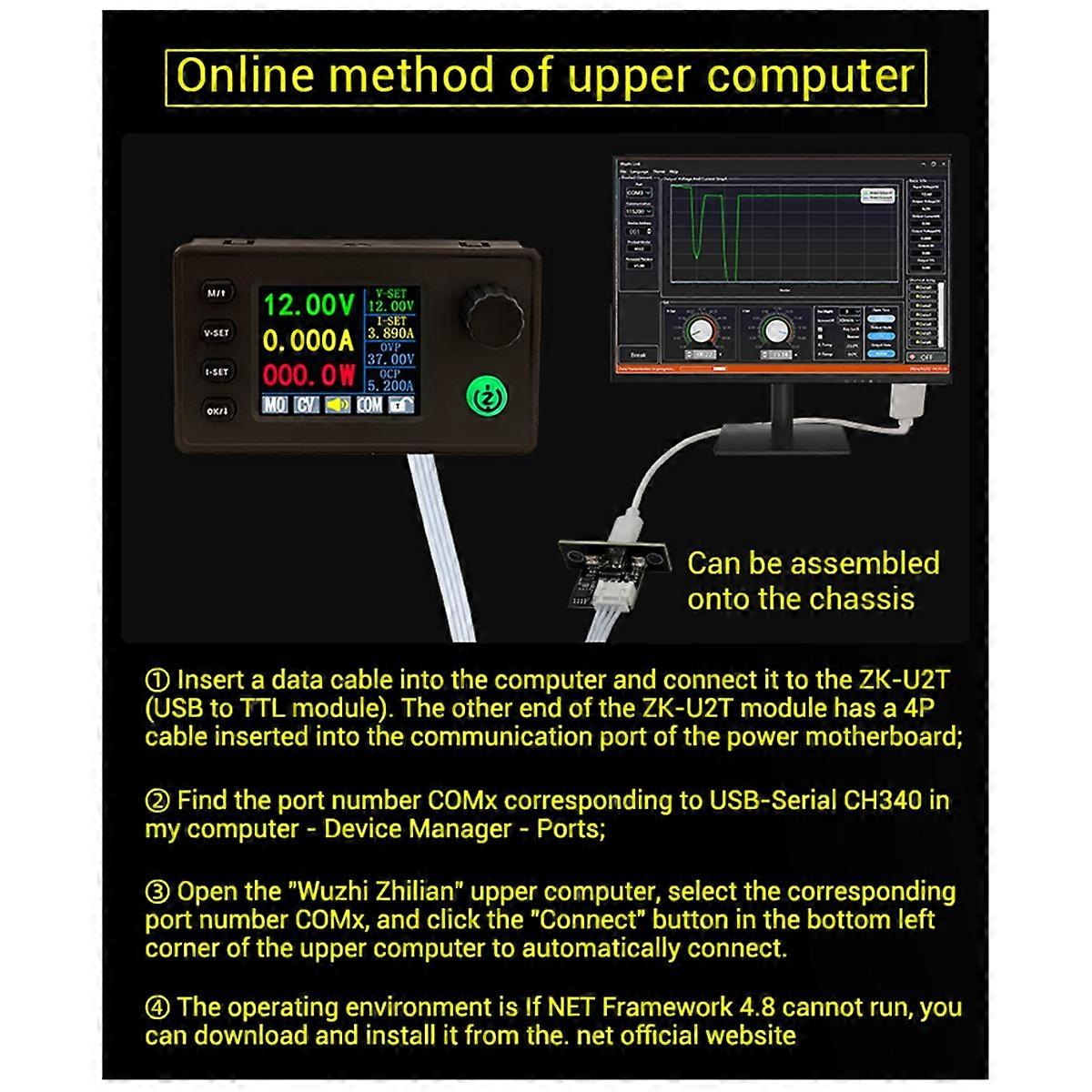  SK150C 40V8A 150W High Power Buck-Boost CNC Power Supply