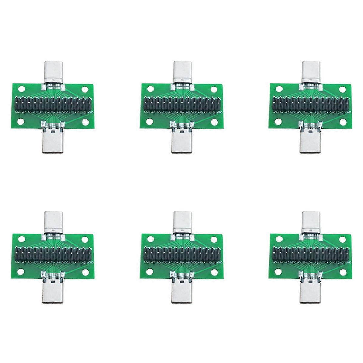 Male To Female Type C Test PCB Board Universal Board with USB Port