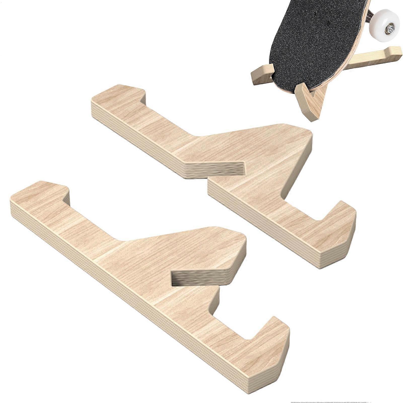 Skateboard Stand Handmade Display Rack, Freestanding Longboard Holder Storage Stand