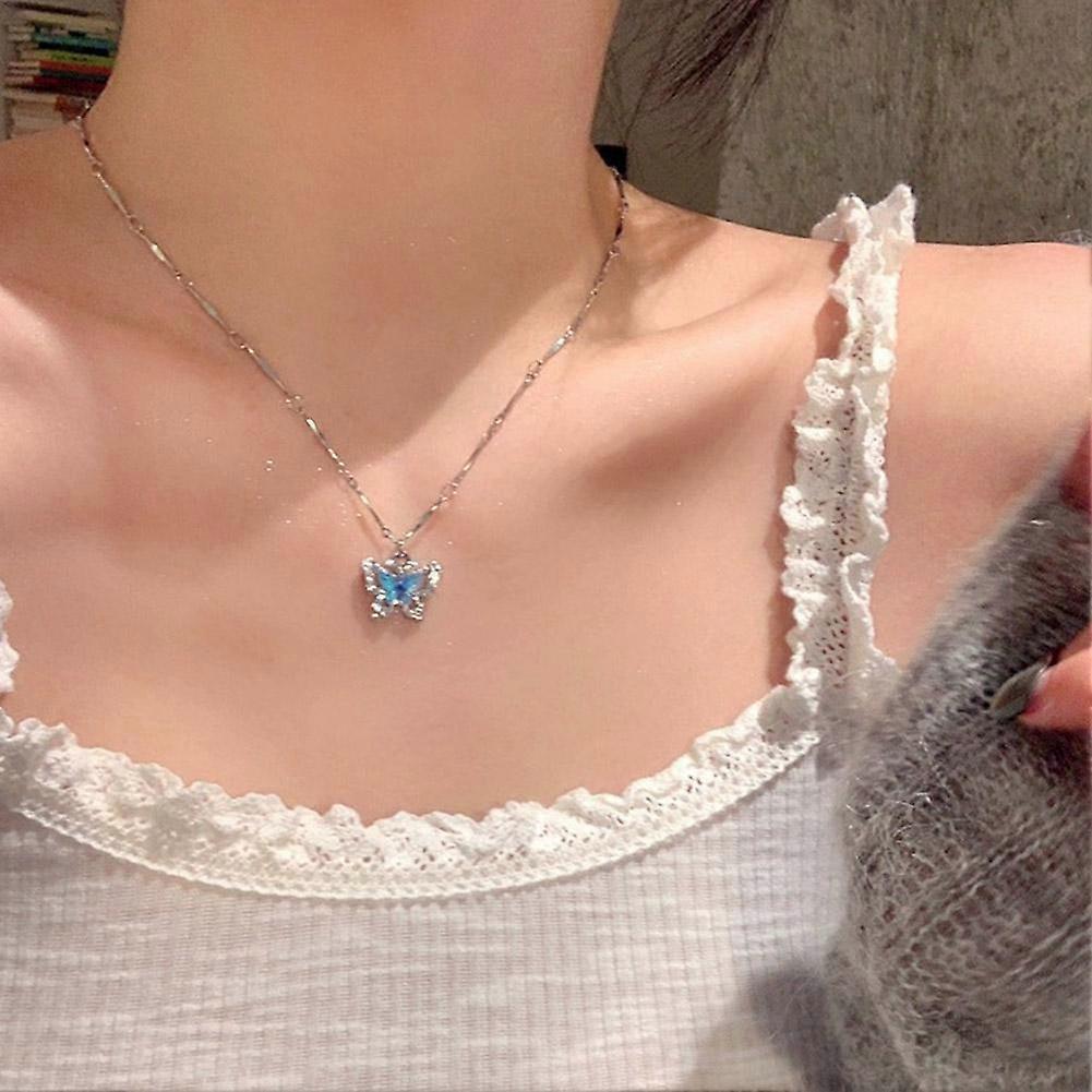 Collier double papillon Summer Cool