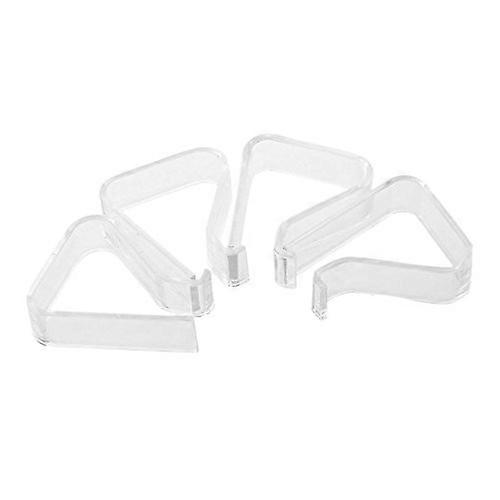 Pack of 4 Picnic Clips, Spring Table Cloth Clips, Transparent Ref: 6770