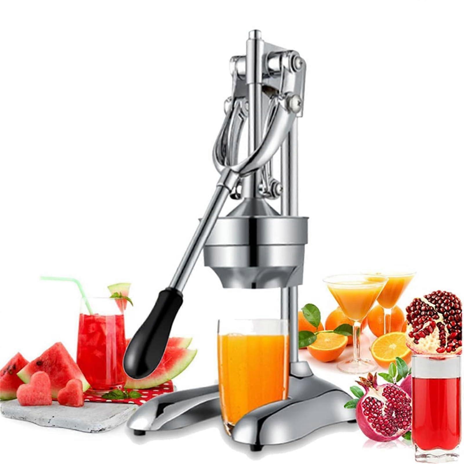 Manual Citrus Juicer Hand Squeezer Stainless Steel Lemon Orange Pomegranate Juicer for Commercial and Home Use