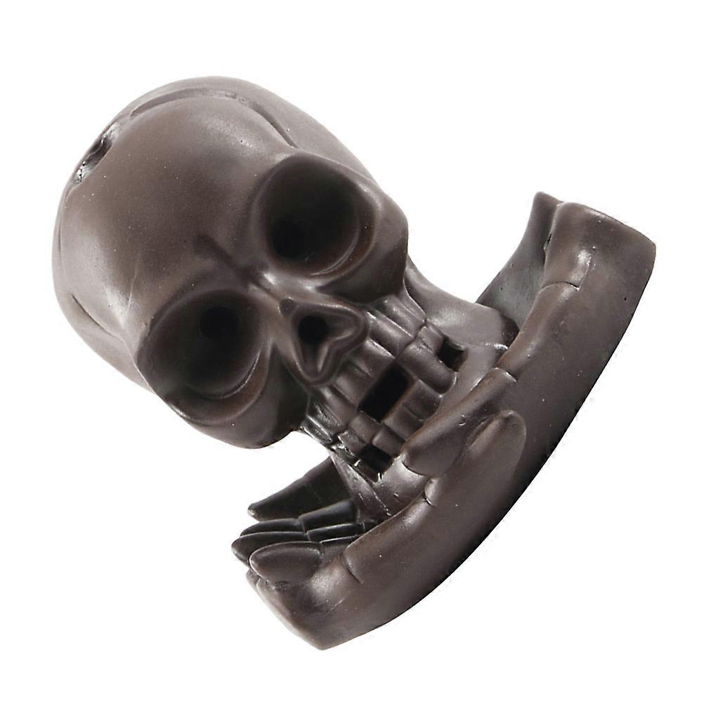 Decorative Censer Essential Oil Diffuser Skull Shaped Censer Ceramics Bedroom Incense Burner 1Set
