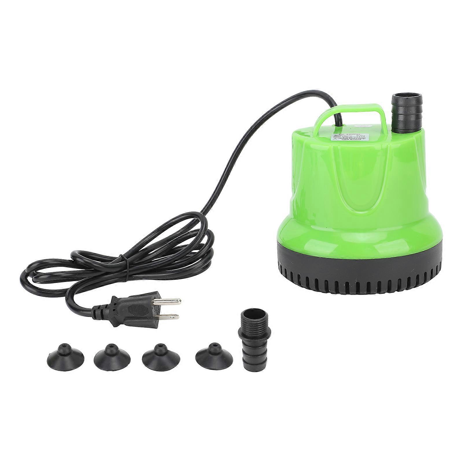 Submersible Pump Energy Saving Efficient Circulation Water Pump for Fish Tank Fountain Aquarium Breeding US Plug 110V 3500D Model 60W