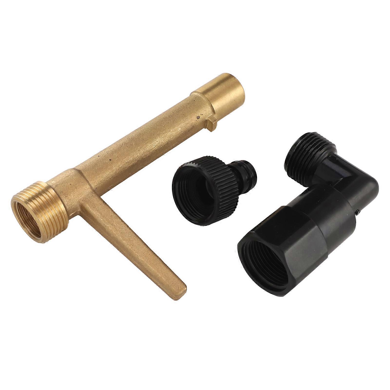 Quick Coupling Valve Key G3/4 Rustproof Brass Quick Coupler Key Garden Hose Underground Irrigation Tool