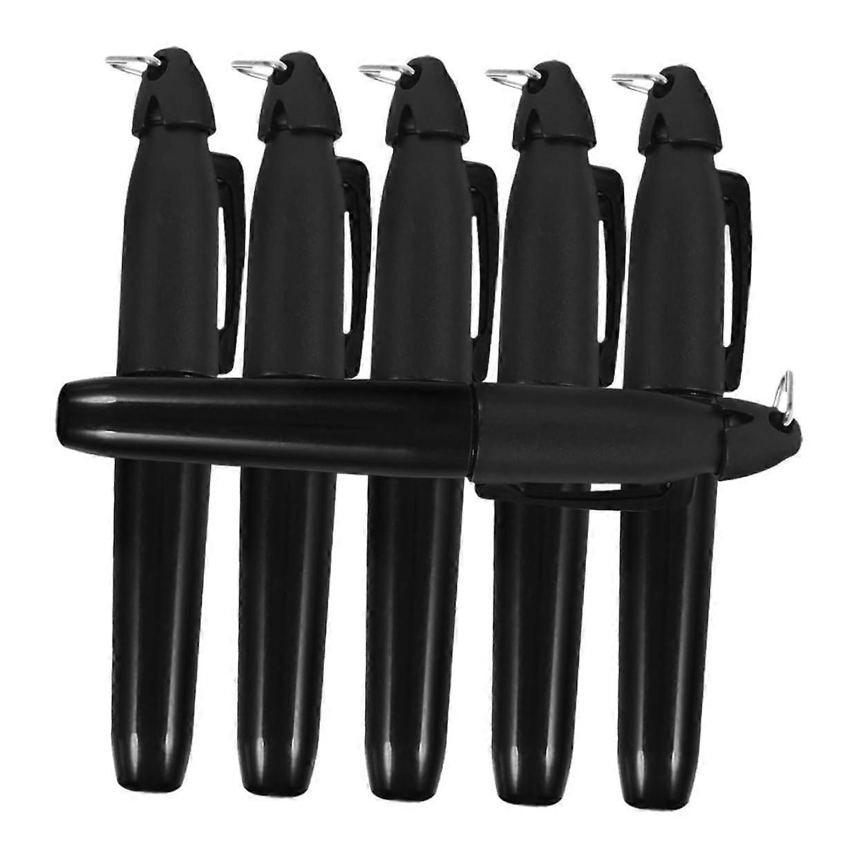Golf Ball Marker Tool Set - 6 Pack Golf Liner Alignment Markers with Pens for Accurate Golf Ball Positioning
