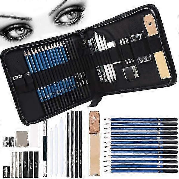 Professional 32-Piece Multicolor Sketch Set