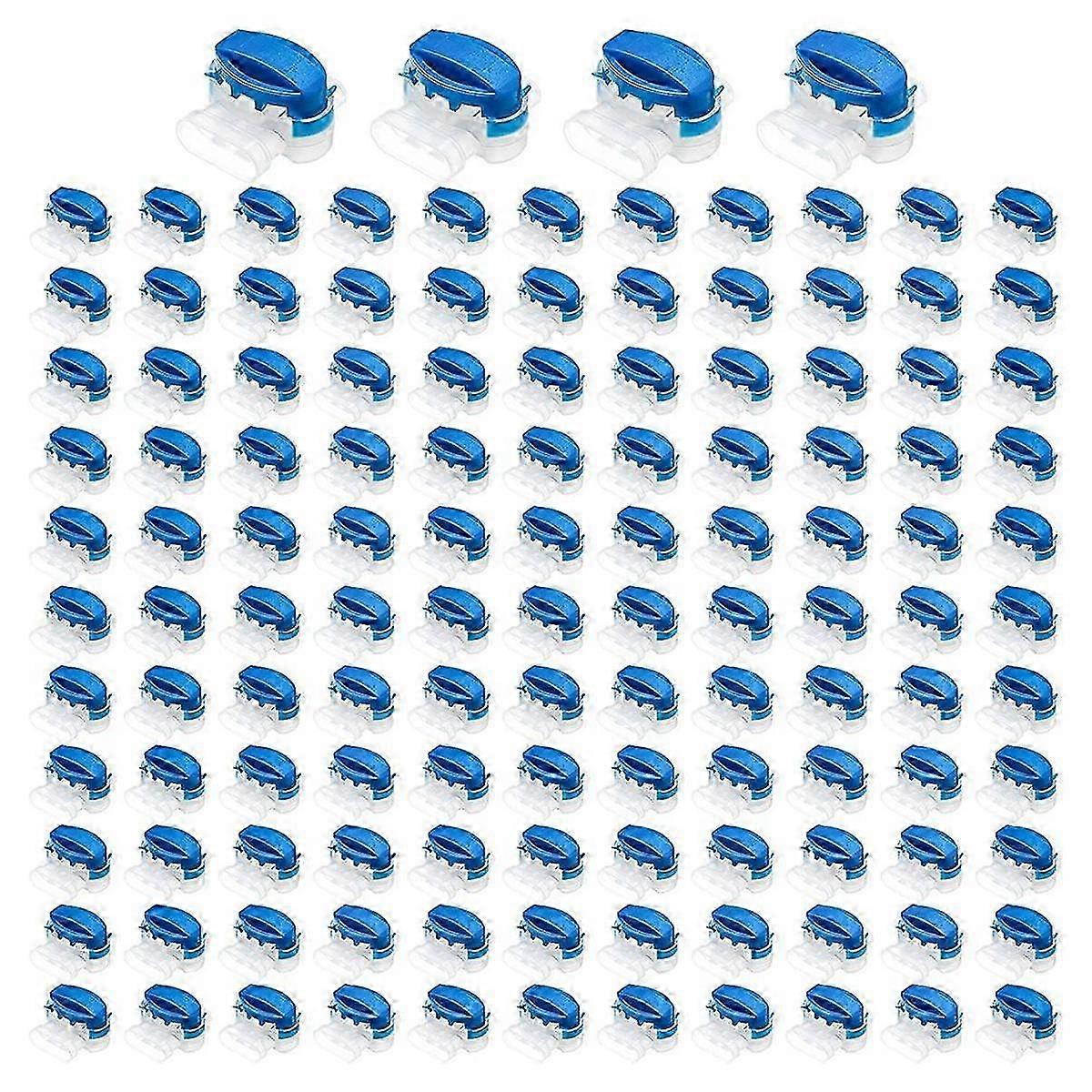 3 Way Wire Connectors Locks Wire Connectors Electrical 314-Box Wire Connectors Self-Stripping Pigtail Connectors 120Pcs hwy